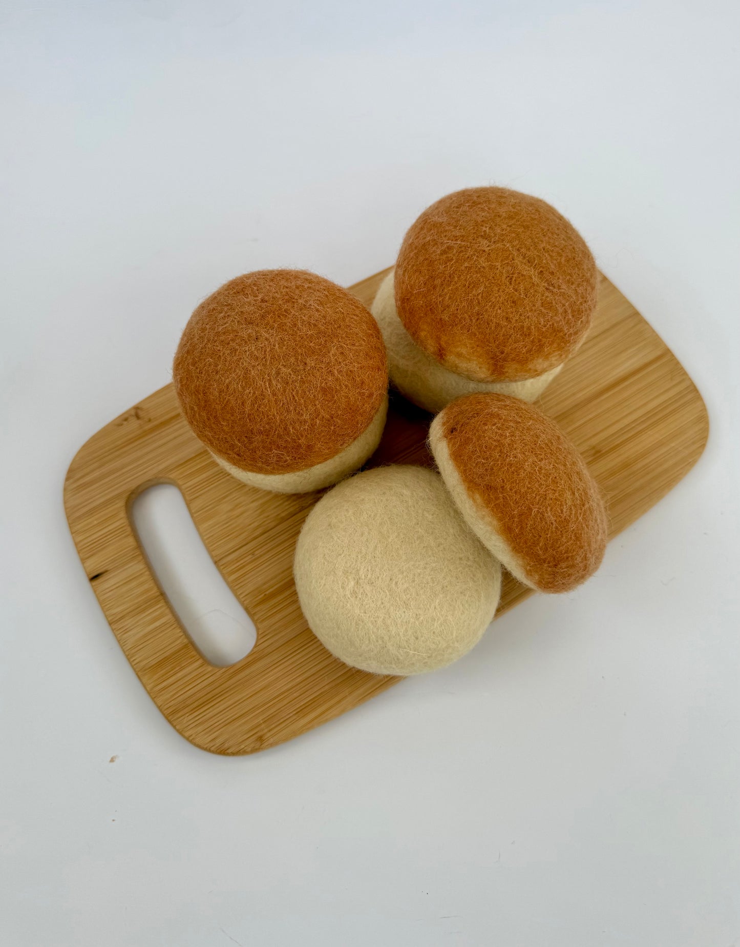 Felt bread bun play food