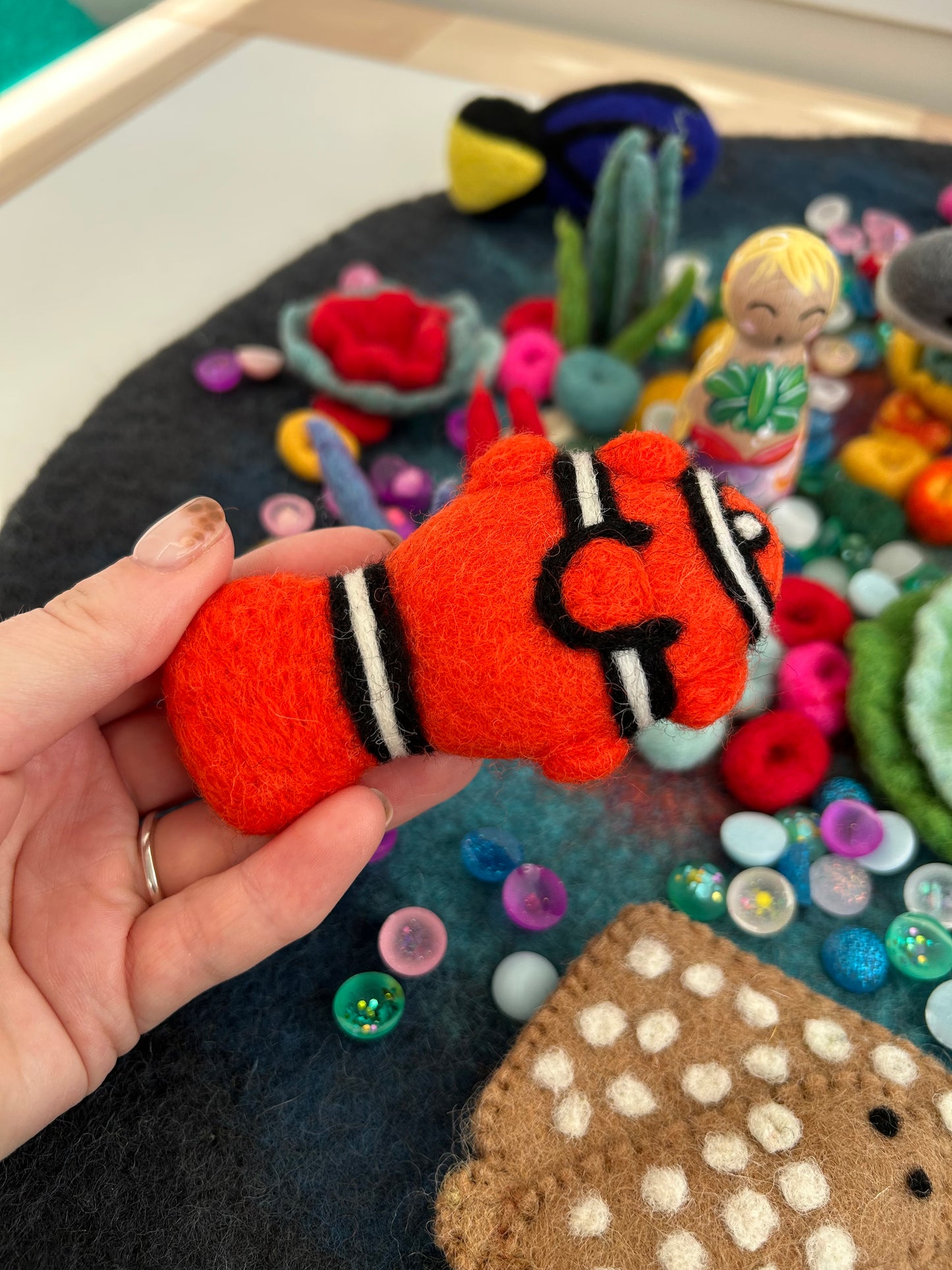 Felt clown fish
