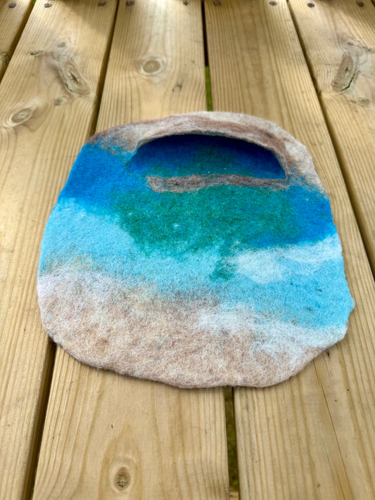 By the ocean mini mat