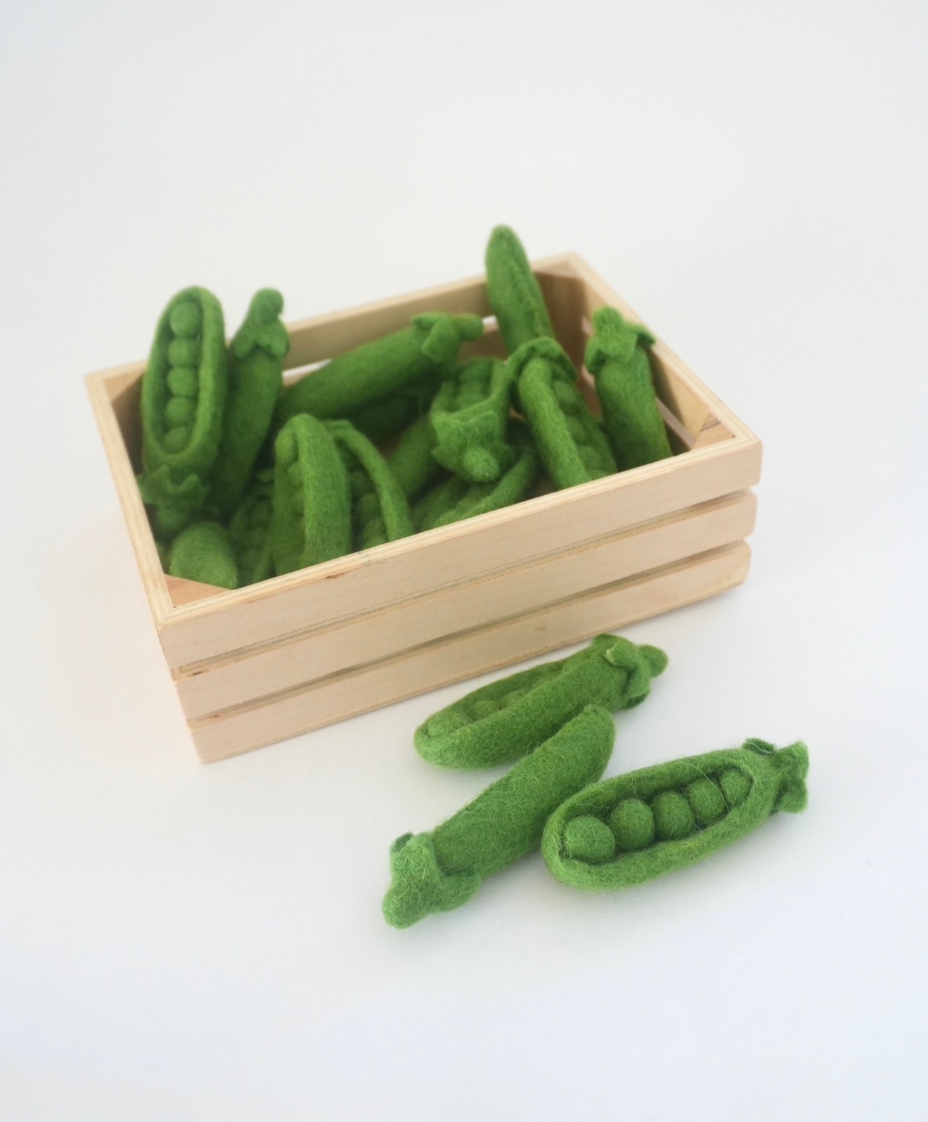 Felt Peas set of 3