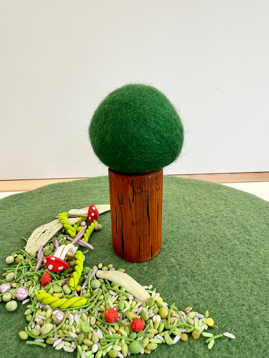 Hand made felt tree - Small trunk
