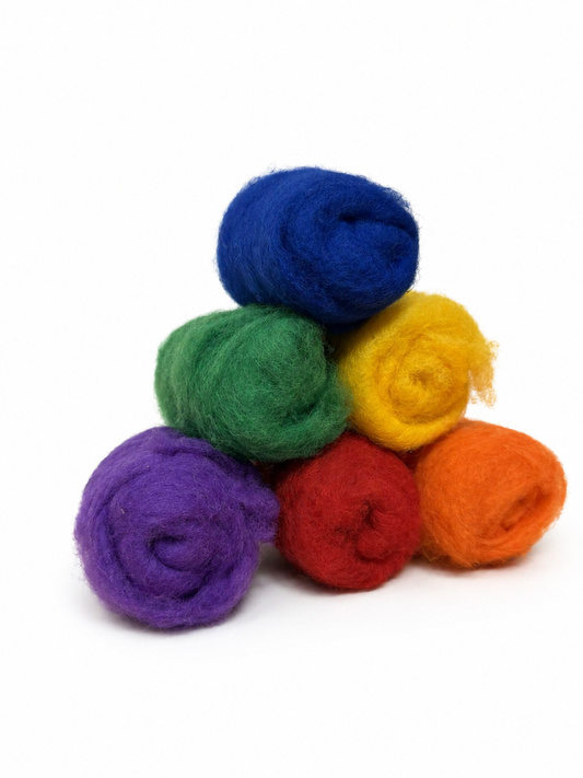New Zealand wool bundle -  Rainbow
