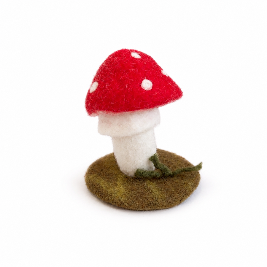 Felt Fly Agaric Toadstool