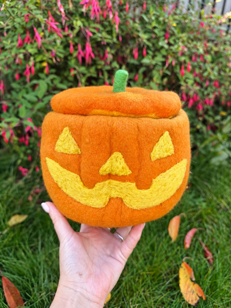 Felt Hollow Jack 'o' Lantern