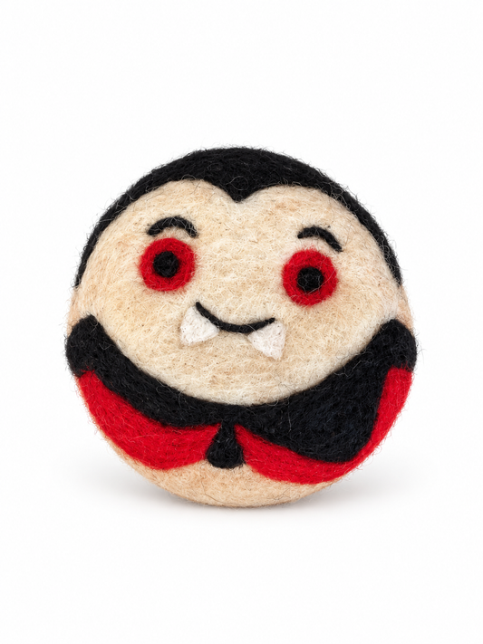 Felt Dracula Halloween donut