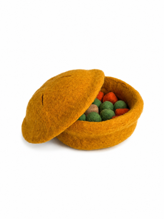 Felt Pie play food set