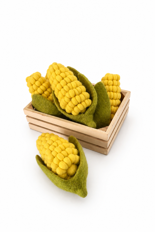 Felt corn on the cob