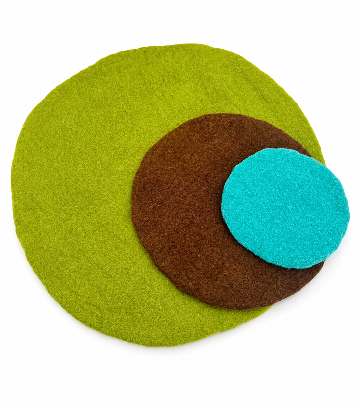 Spring felt open ended play mats