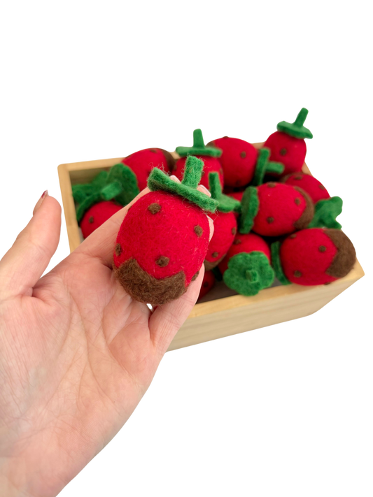 Felt chocolates strawberry