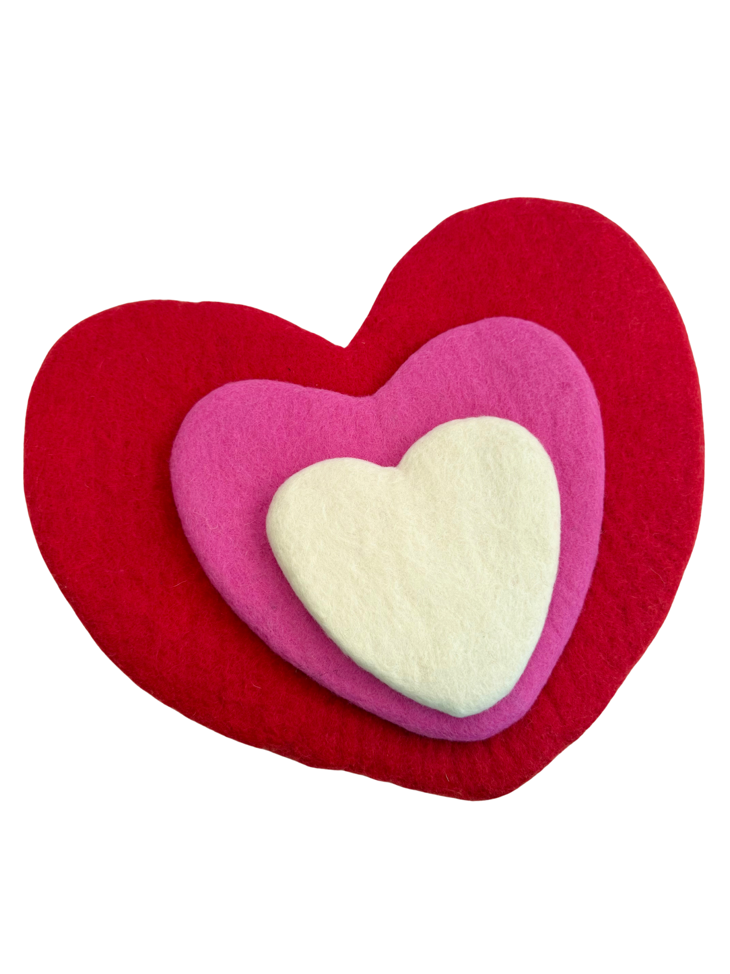 Felt Heart play mats