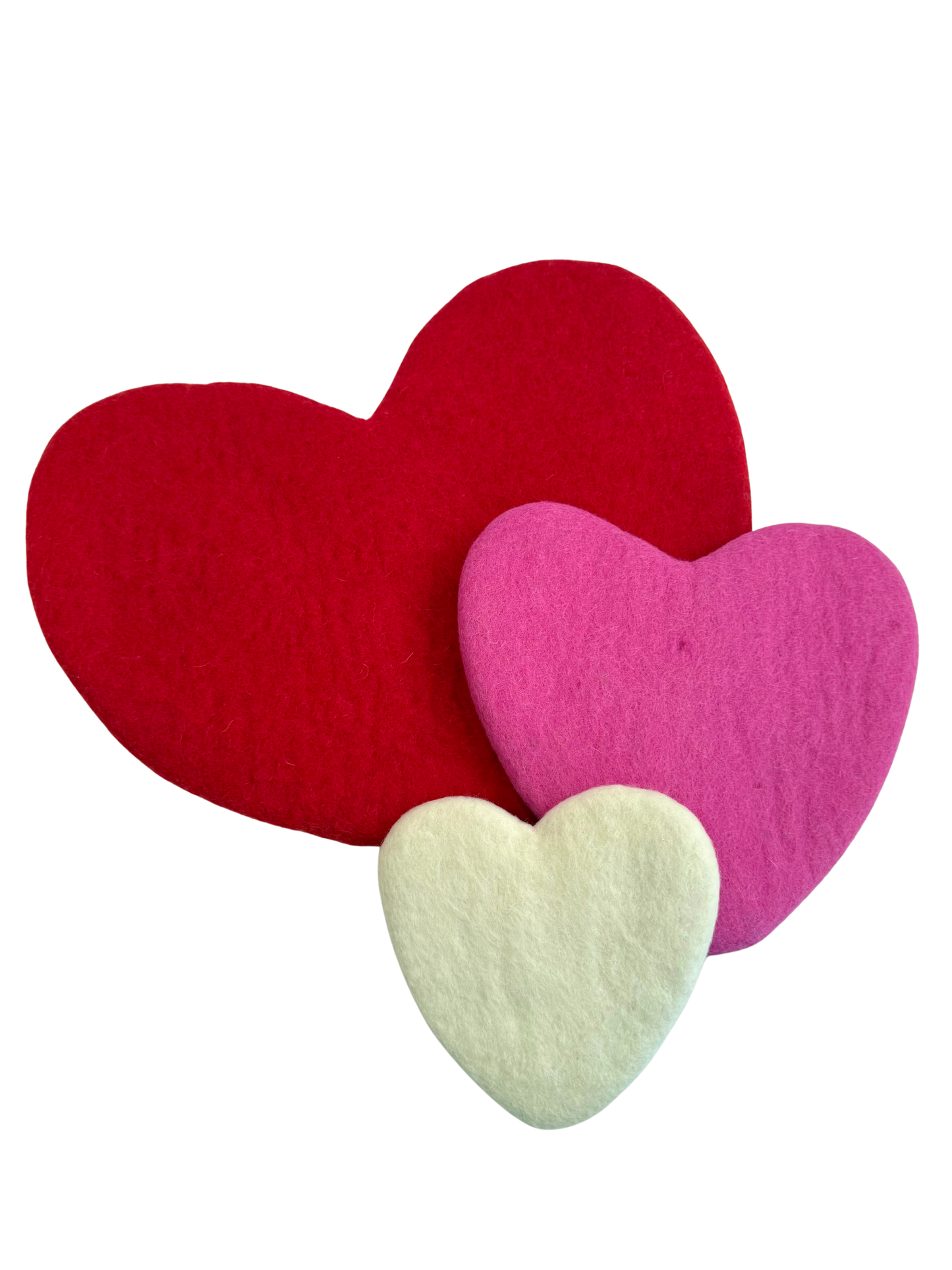 Felt Heart play mats