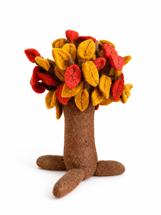 Felt autumnal tree